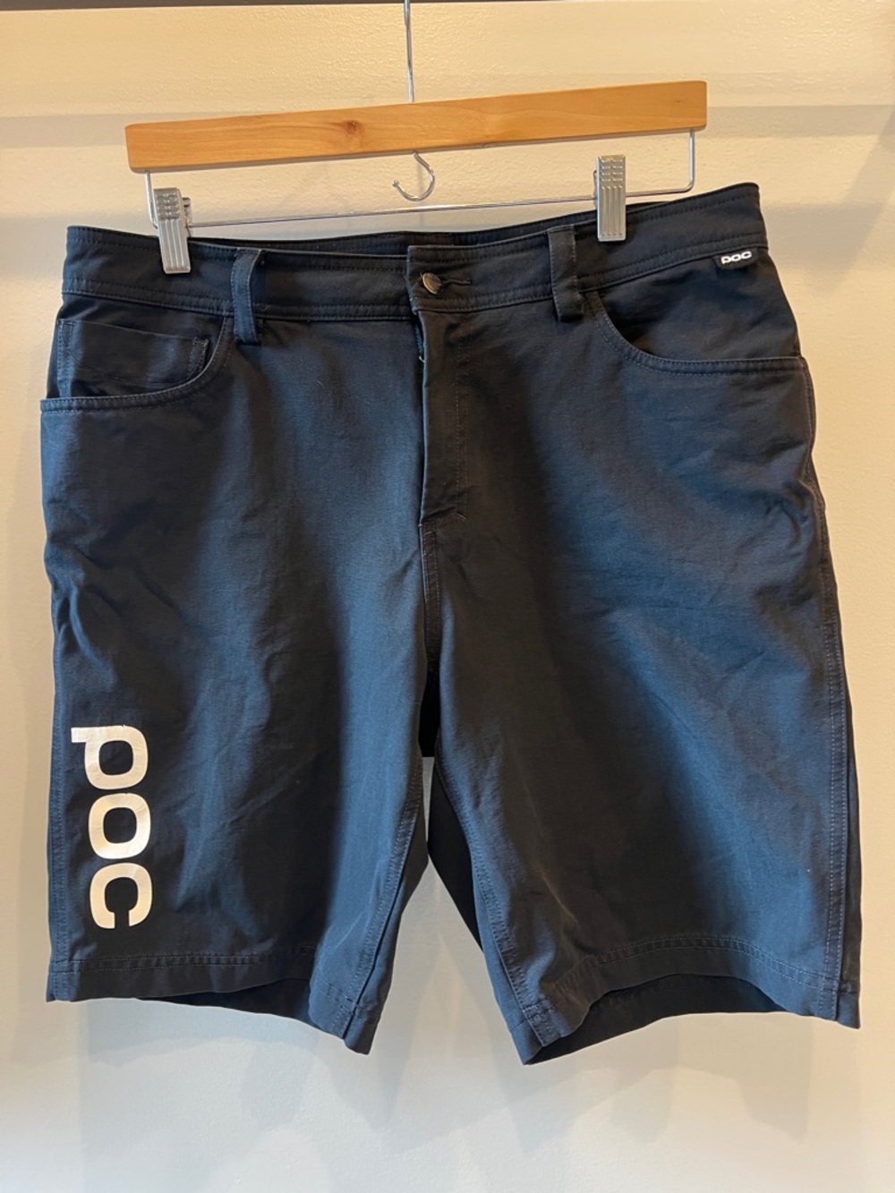 Men's poc Black Active biking hiking utility shorts 32